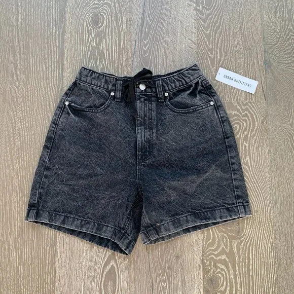 BDG Shorts Urban Outfitters Bdg Denim Black Washed Mom Shorts